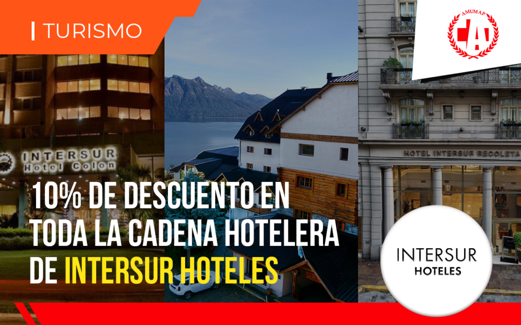 ¡Nuevo convenio con la cadena hotelera INTERSUR!